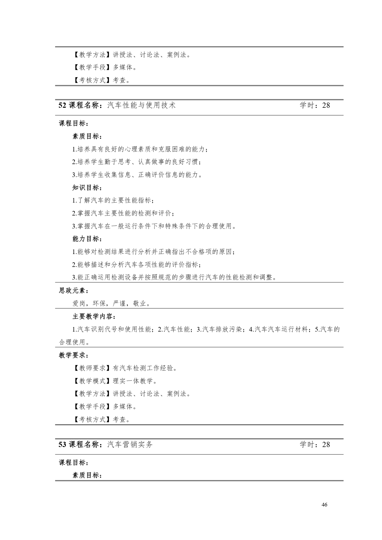 湖南機電職業技術學院2022版汽車電子技術專業人才培養方案V6_page-0048.jpg